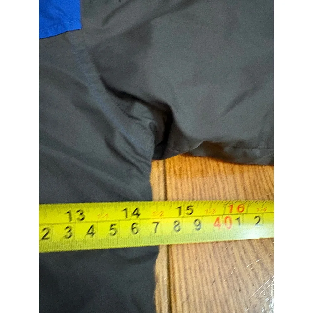 The North Face Reversible Hooded Jacket Toddler 4T Blue Black Fleece Puffer‎